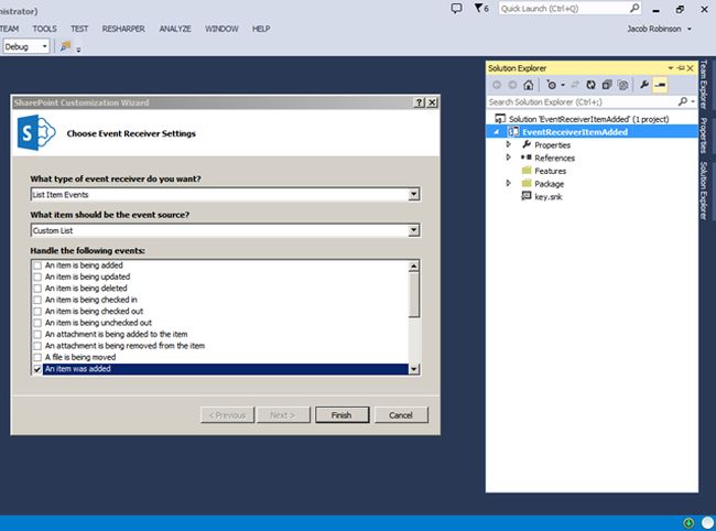 Select List Item Events